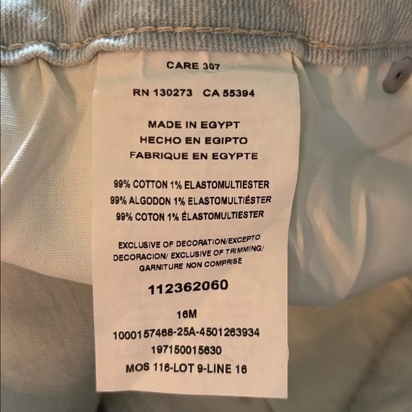 Lee Legendary Women’s Moon light Mid-rise straight crop Jeans. NWT Sise 16 M - Picture 11 of 12